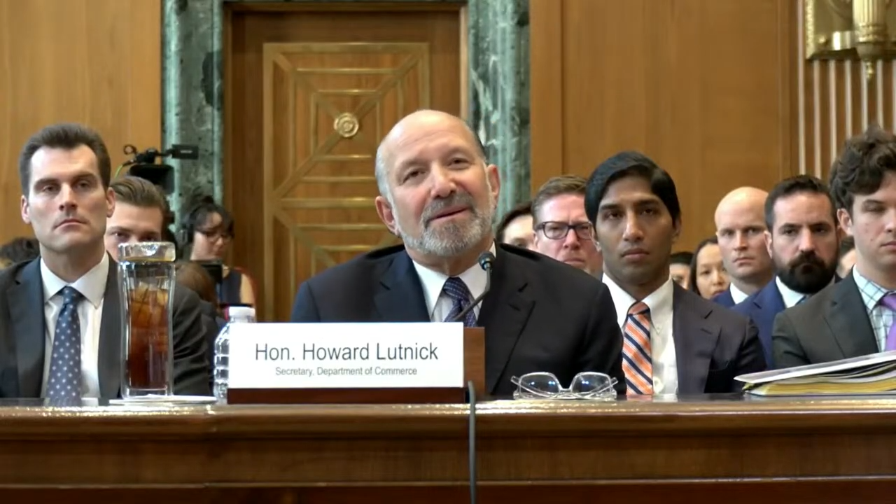 'I'm Happy To Work With You Offline': Howard Lutnick Smirks At Senator ...