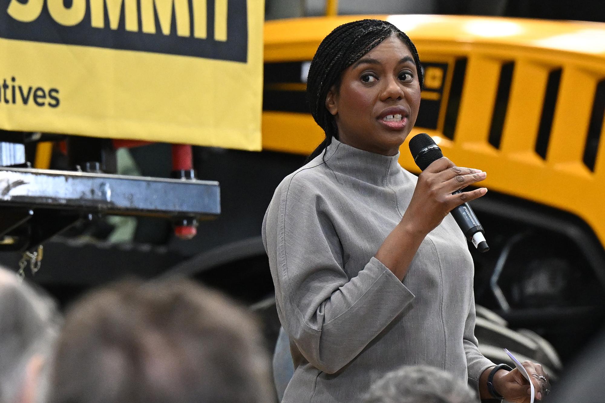 Conservative Party leader Kemi Badenoch visits Aylesbury Vale for ...