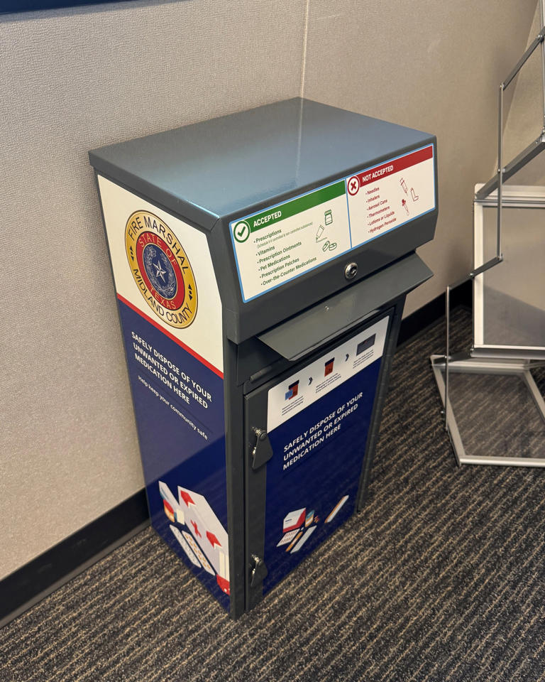 Midland County tackles prescription drug disposal with new drop box