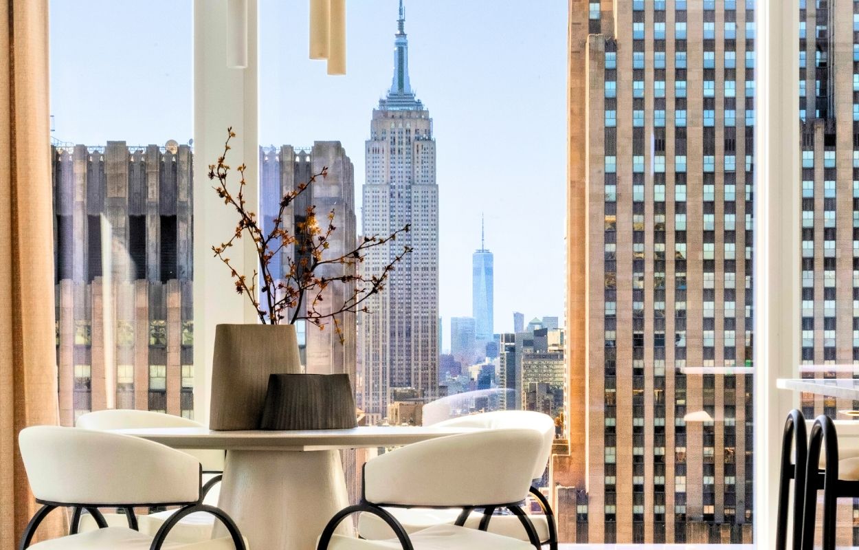Photo inspiration: Amped Glass Penthouse Uniformity Reference: A Skyline Wrapped Penthouse Crowns Nyc S Baccarat Hotel