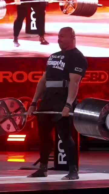 Strongest man isn't a moment, it's a process