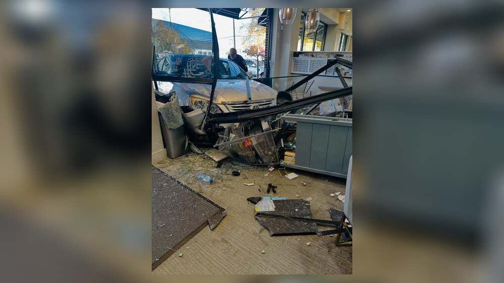 Car crashes into area nail salon