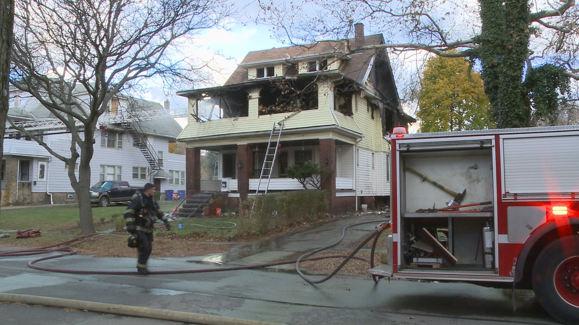 4 adults escape Cleveland house fire on Whitmore Avenue