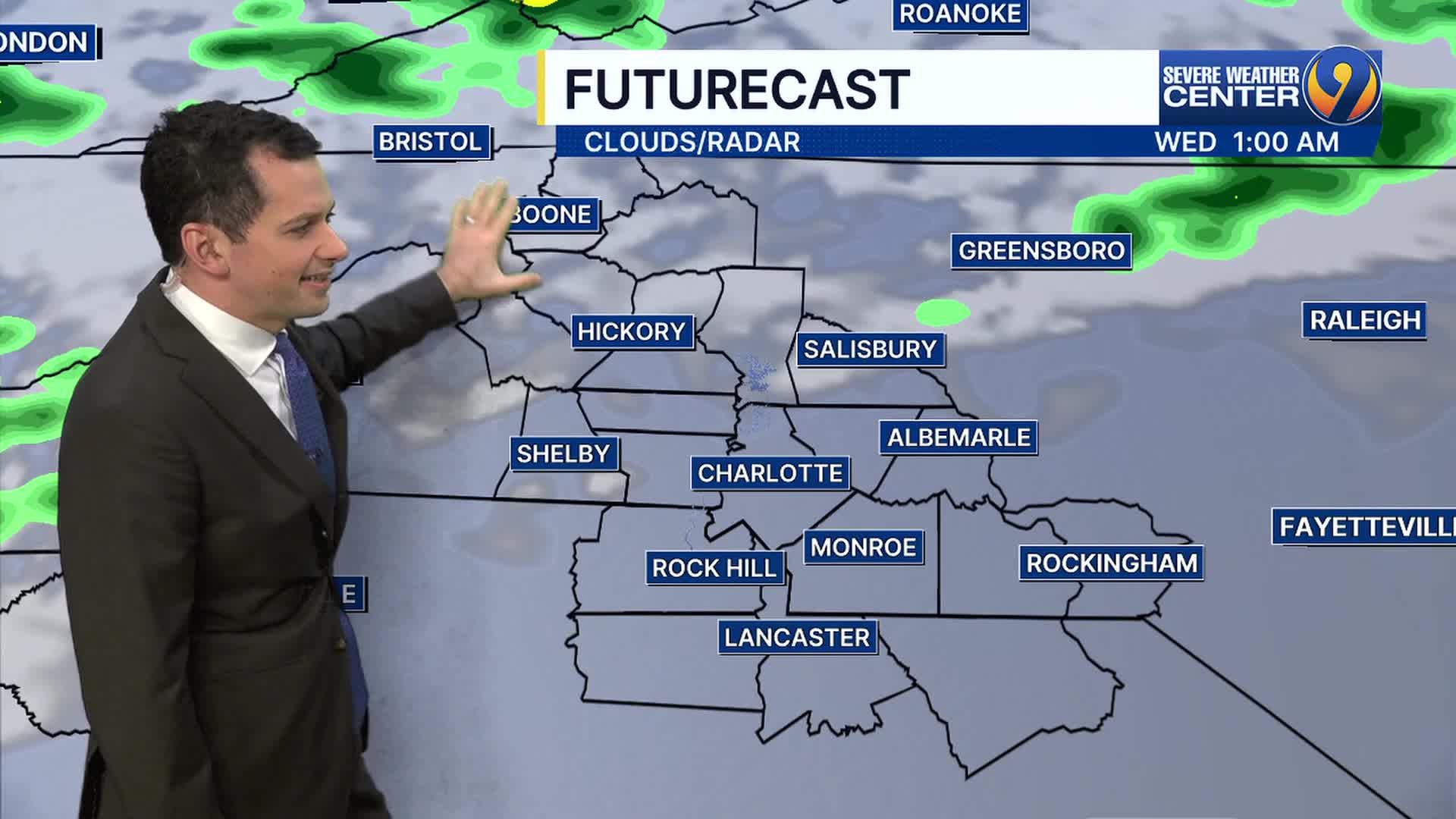 FORECAST: Slightly cooler today, then near 70 and dry for rest of week