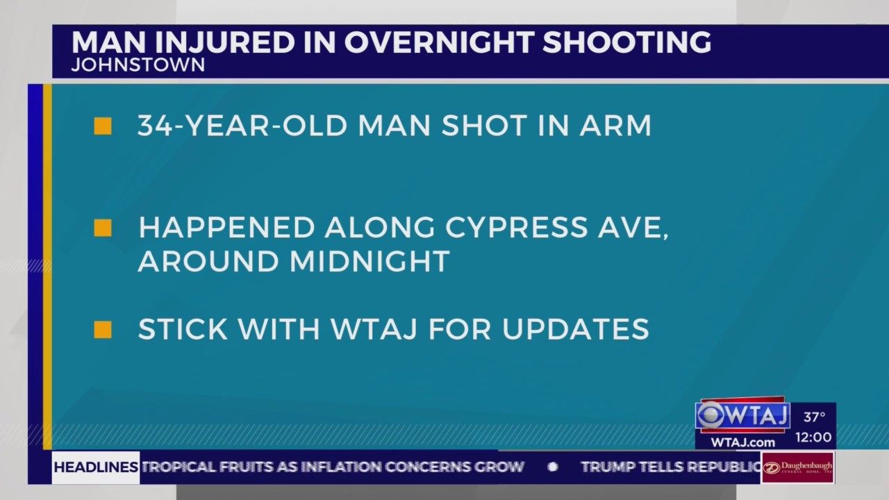 Man injured in overnight shooting in Johnstown