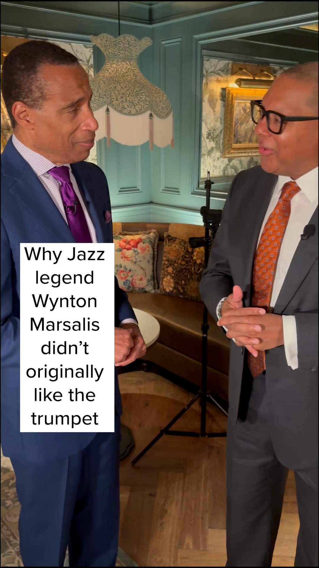 Len Cannon talks to music legend Wynton Marsalis