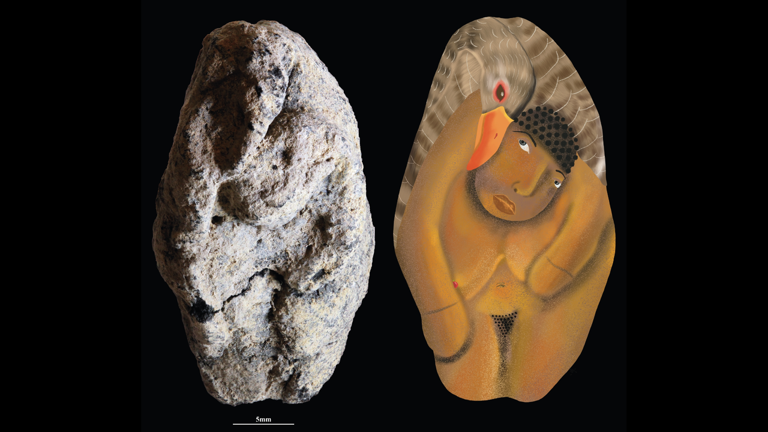 'Extremely rare' Paleolithic figurine found in Israel depicts a goose ...