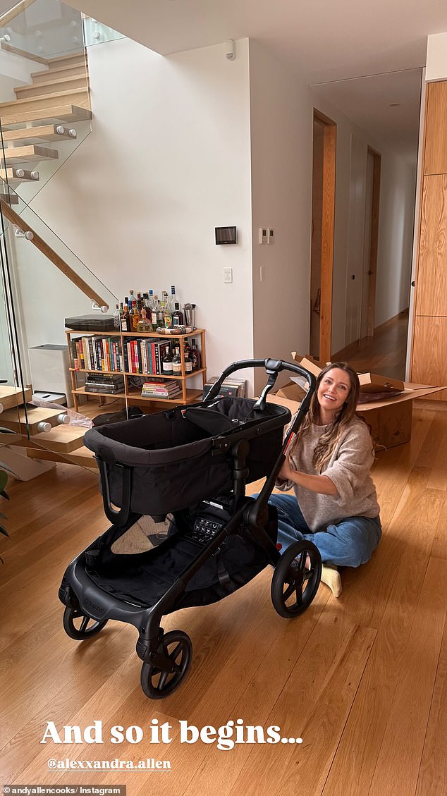 MasterChef star Andy Allen expecting first child with glamorous wife Alex