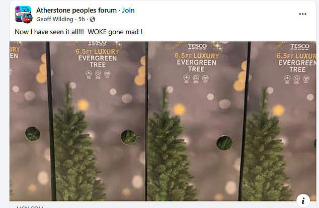 Britons rage over 'woke' Tesco's decision to rename Christmas trees as ...