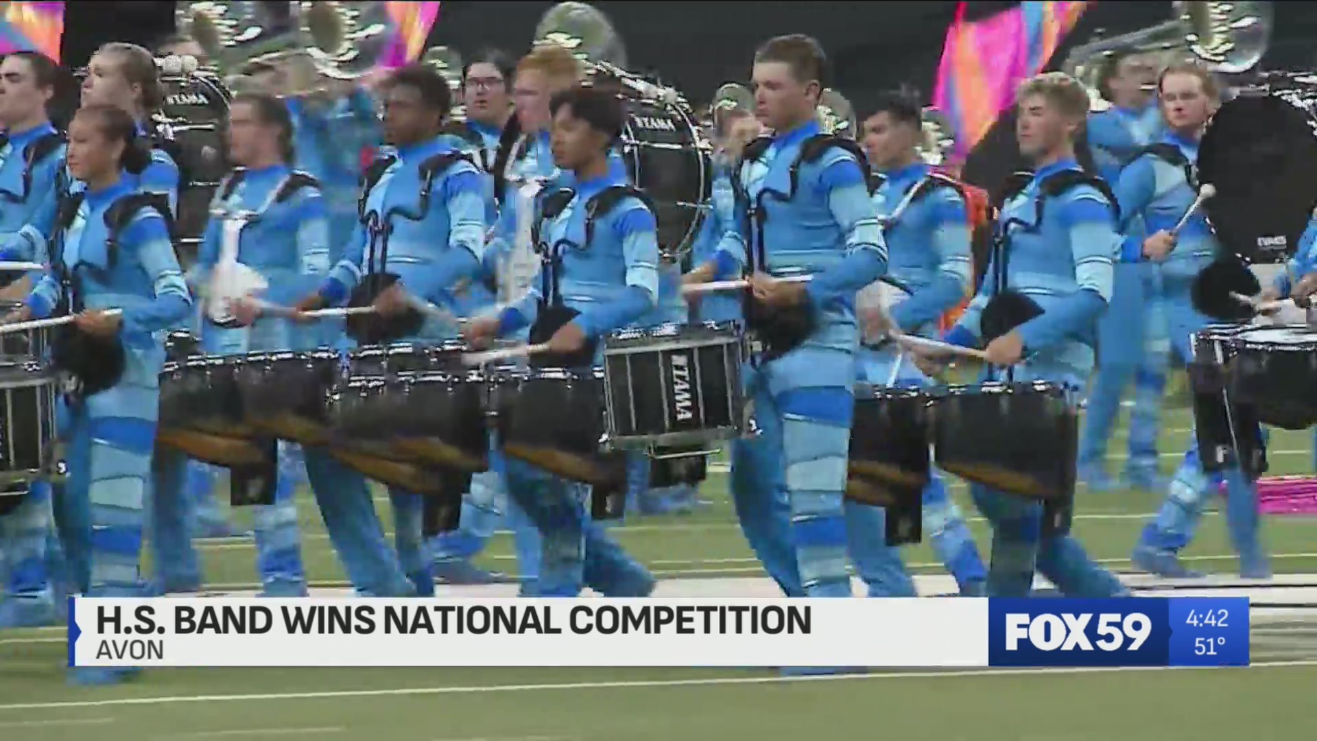 Avon High School 3-peats again in Bands of America competition