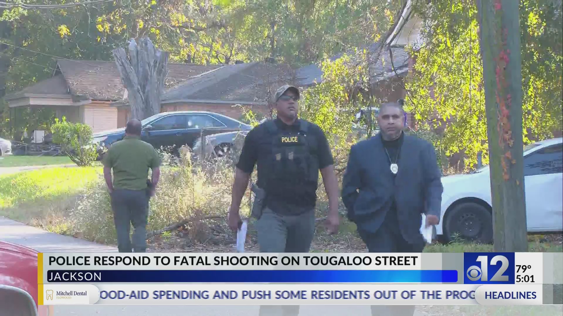 Jackson police respond to fatal shooting on Tougaloo Street