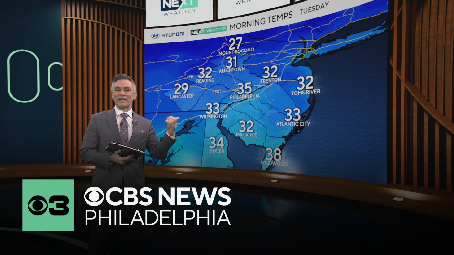 Breezy Monday night before chilly Tuesday and more rain arrives in ...
