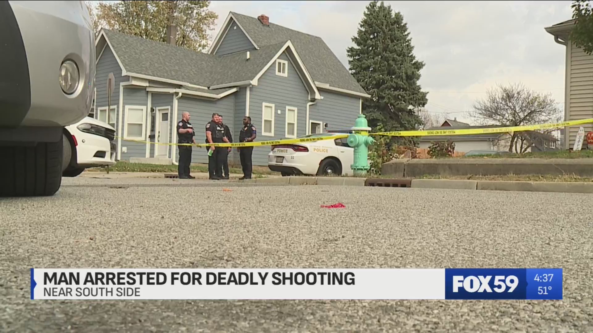 Man arrested for deadly shooting on Indy's near south side
