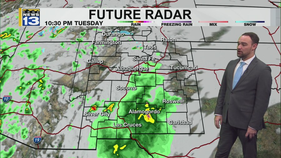 Dry and warm conditions before next storm system