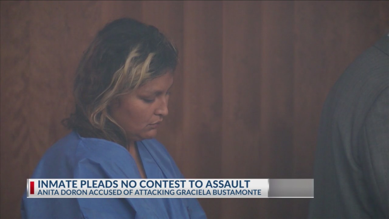 Inmate pleads to no contest to assault of Graciela Bustamonte