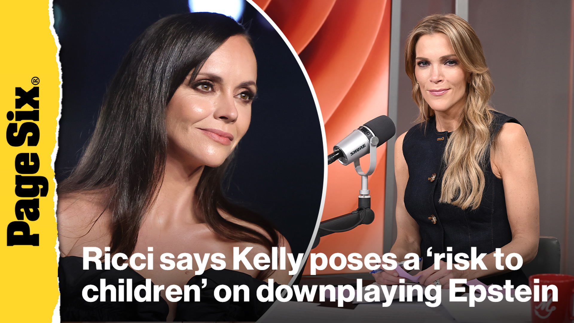 Christina Ricci says Megyn Kelly poses a 'risk to children' after ...
