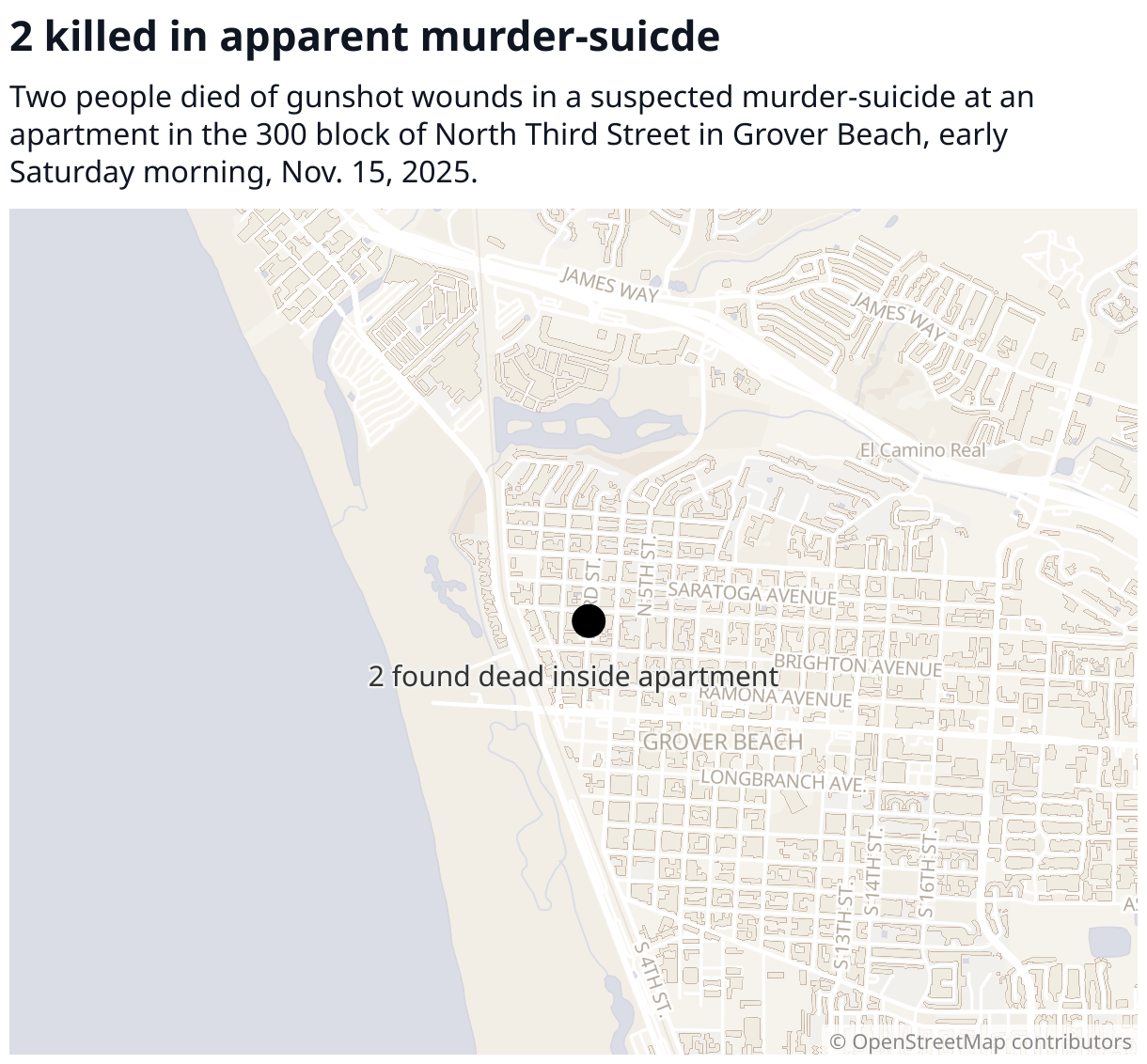 Police identify 2 people killed in apparent murder-suicide in SLO County