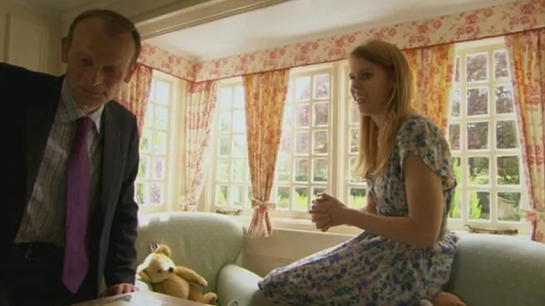 Princess Beatrice showed Andrew Marr around Y Bwthyn Bach for a BBC series