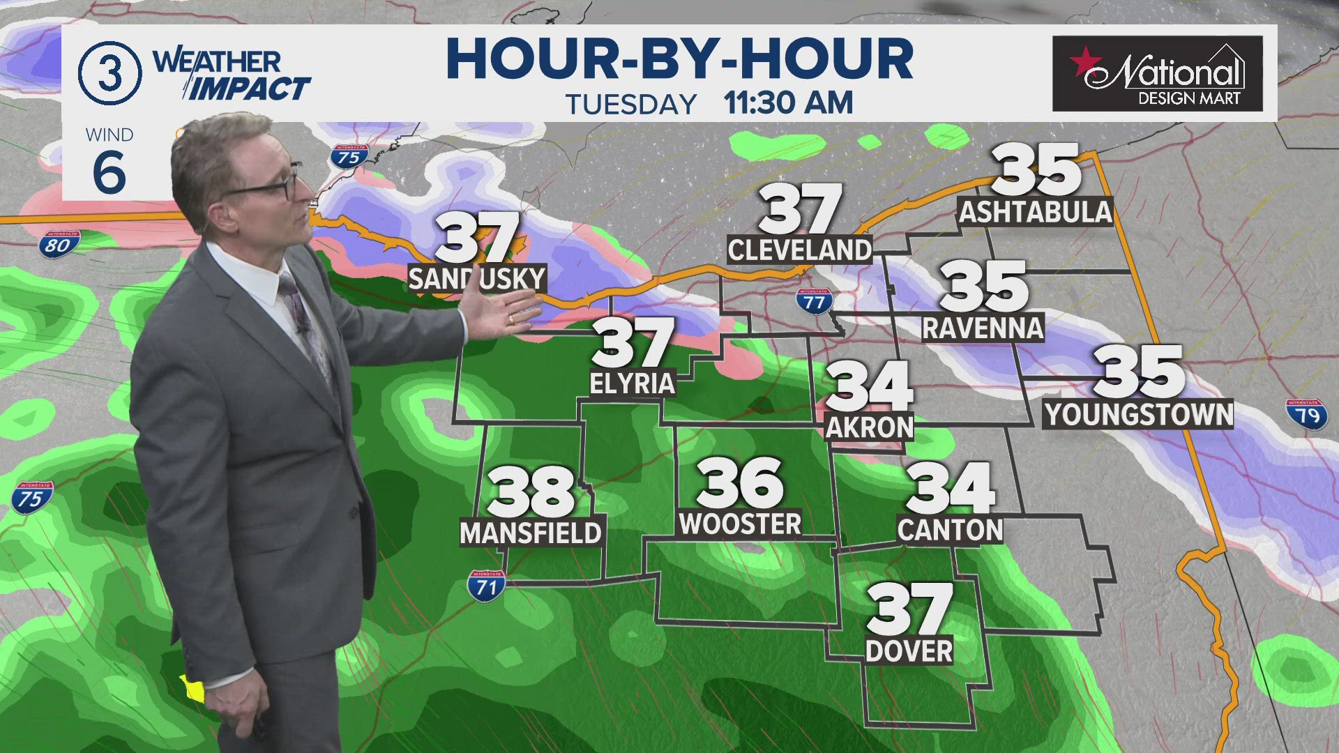 Cleveland area weather forecast: Messy Tuesday with rain-snow mix ...