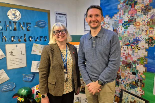 MP visits primary school to celebrate pupils and hear concerns