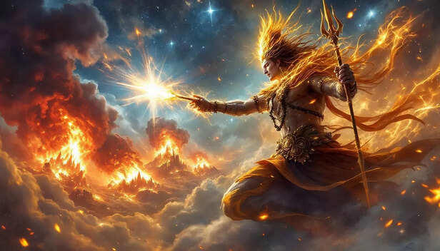 Shiva destroys to transform, not out of wrath.