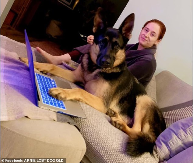 Louise McKeown (pictured) has previously said Arnie knew she was pregnant before she did