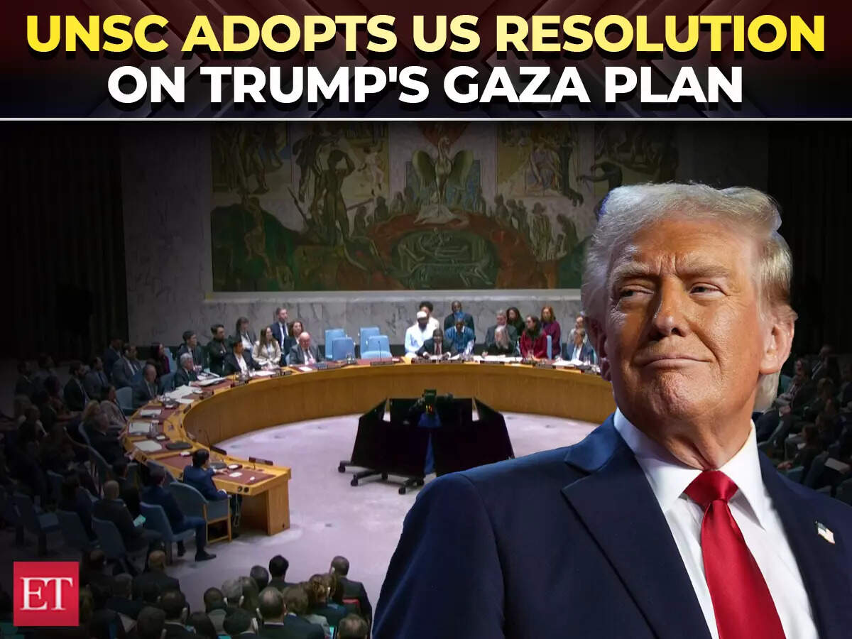 UN Security Council adopts US resolution on Trump's 20-point Gaza plan