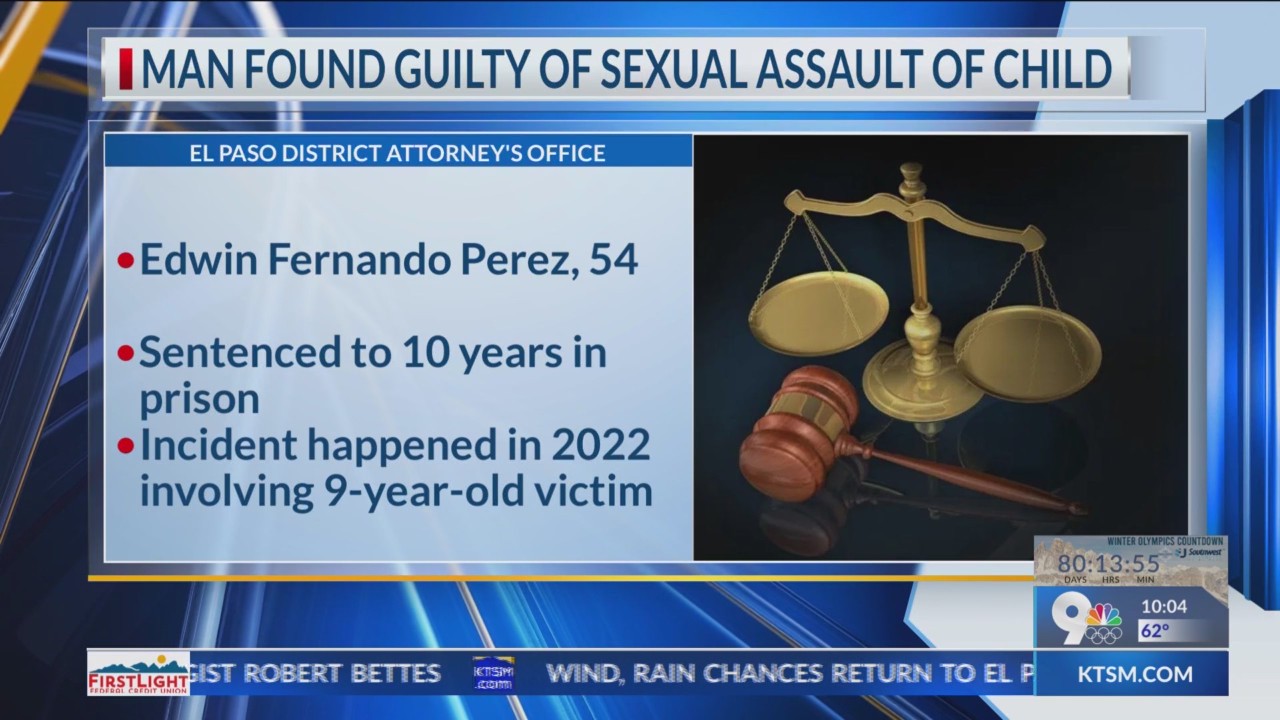 Man gets 10 years for sexually assaulting child