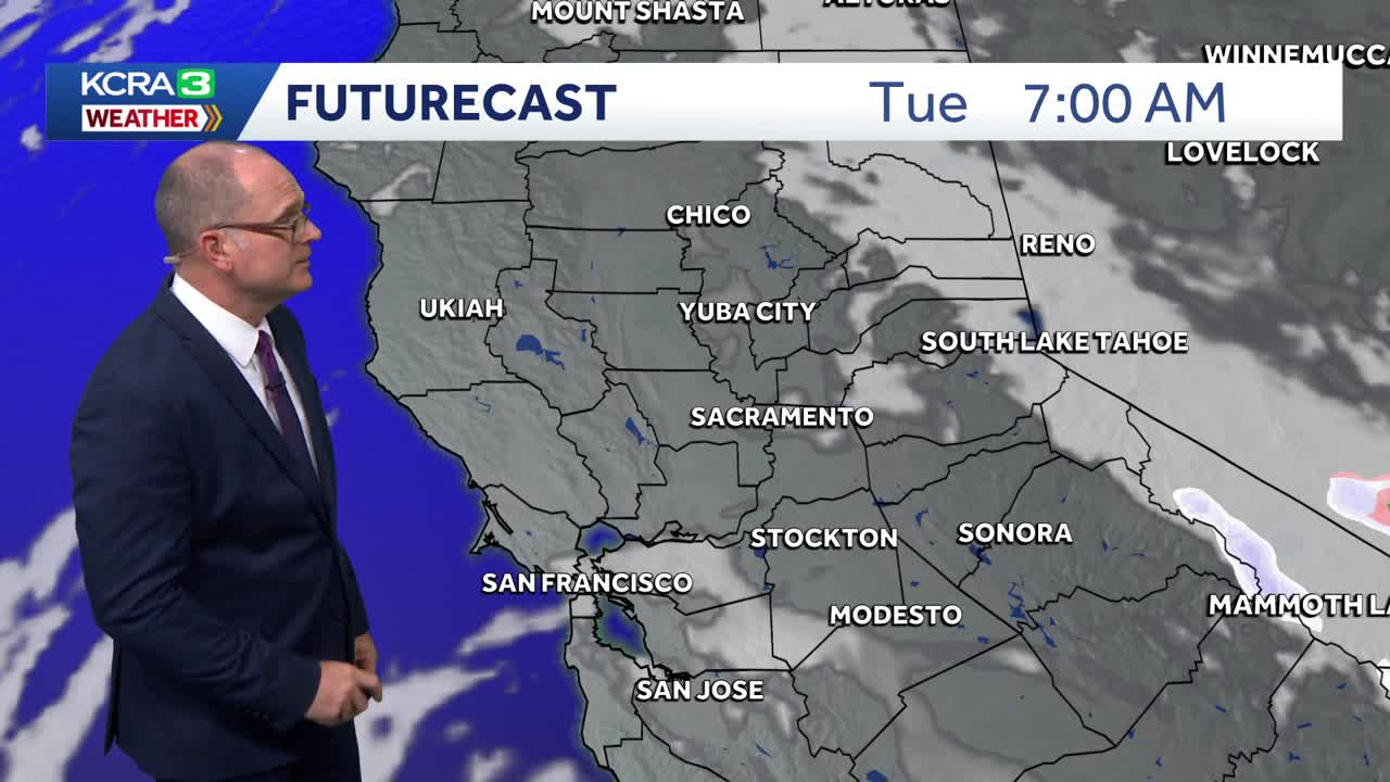 NorCal forecast: Drying out Tuesday, more showers Thursday