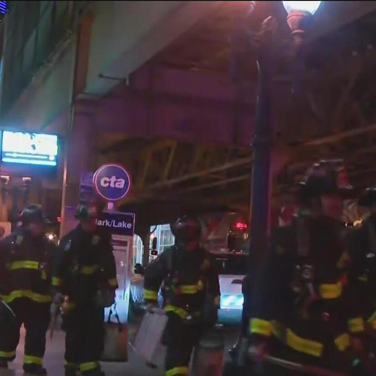 Person in custody after woman set on fire on CTA Blue Line train