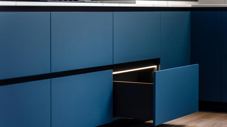 The Sleek Kitchen Trend That'll Have You Saying Goodbye To Cabinet Hardware