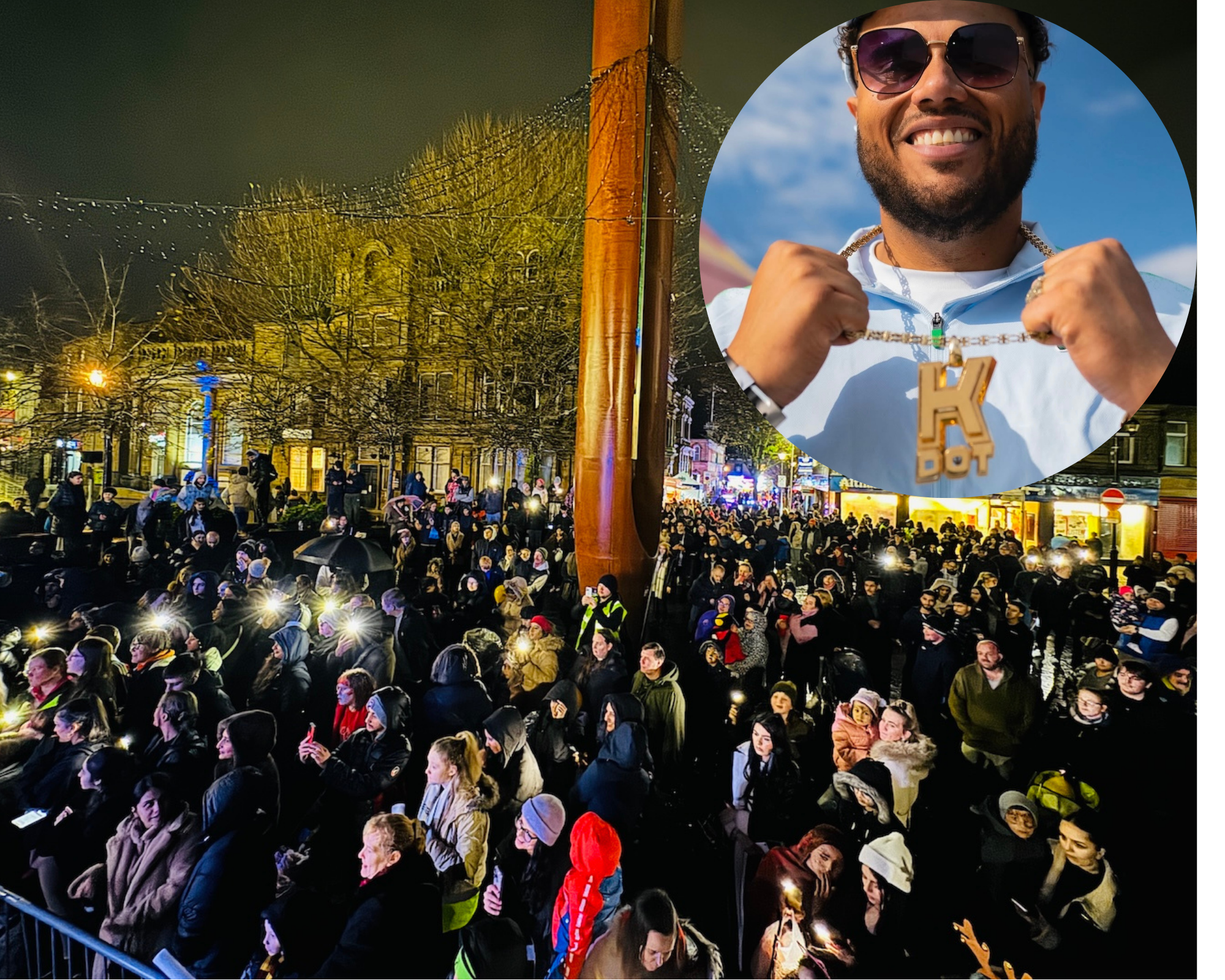 Rapper headlines Nelson light switch on this weekend - also with grotto ...