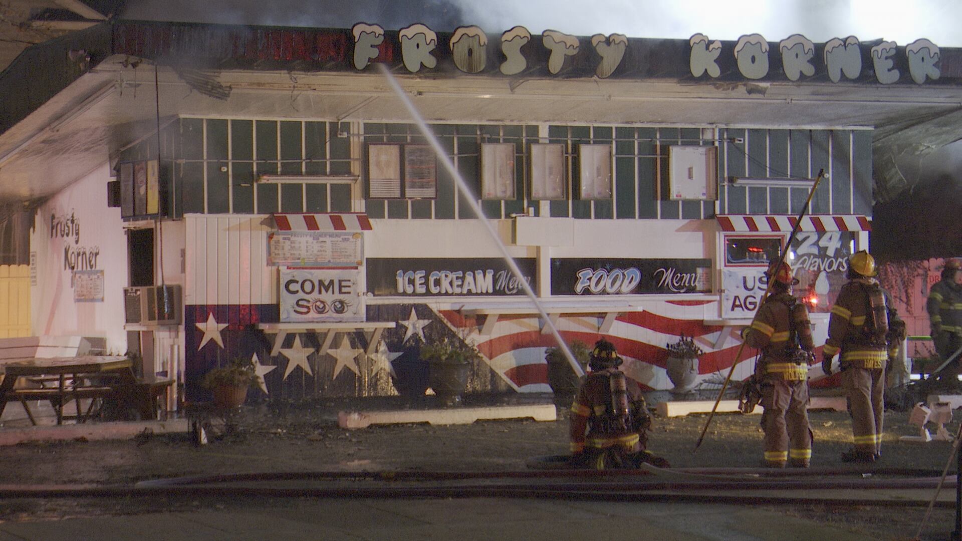 Lansing ice cream shop burned in overnight fire