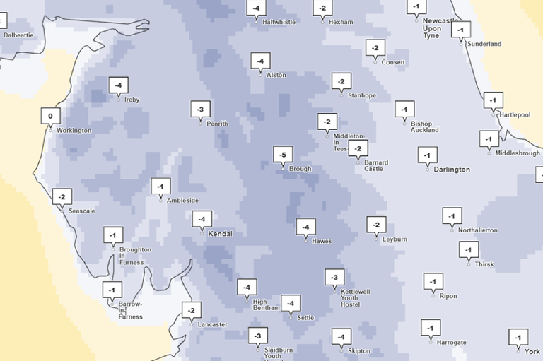 Met Office extends snow and ice warnings amid -11C Arctic blast - list ...