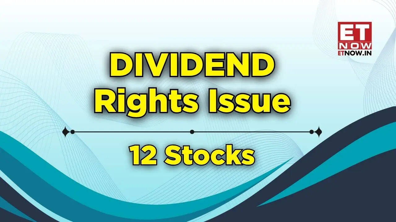 Rs 183 dividend stocks, rights issue: Ex-date, record date tomorrow for ...