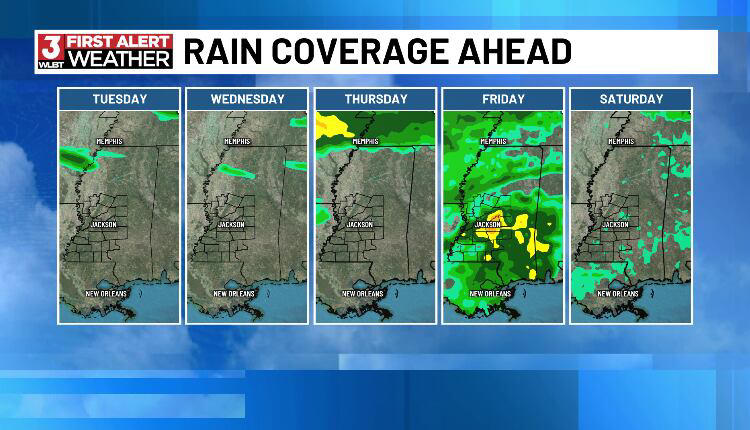 Rain Returns Late Week as Storms Move In Friday