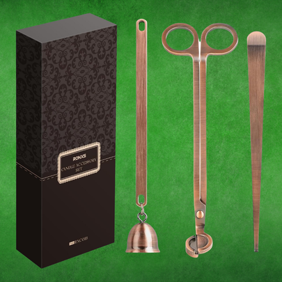 A candle accessory set with thousands of 5-star reviews