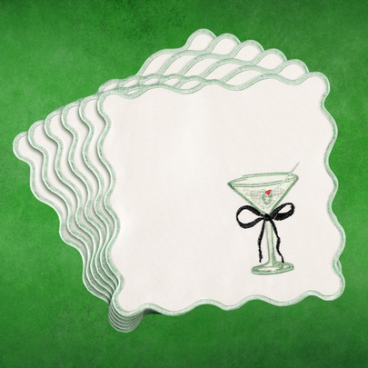 Some classy cloth cocktail napkins