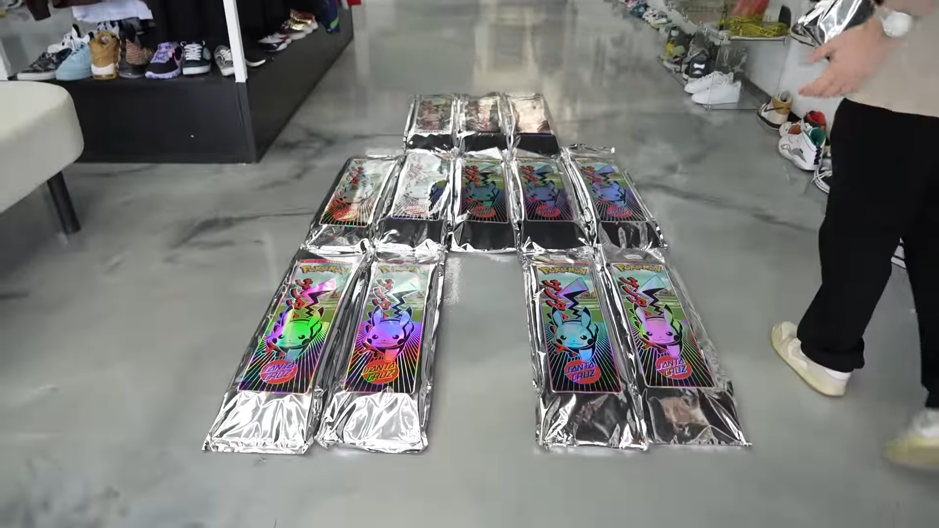 Connor hunts for gold Charizard in 12 Santa Cruz Pokémon skateboard ...