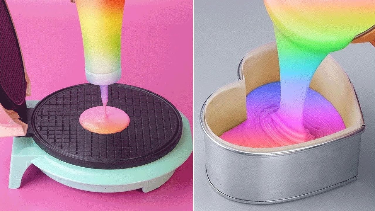 Rainbow Batter Creations