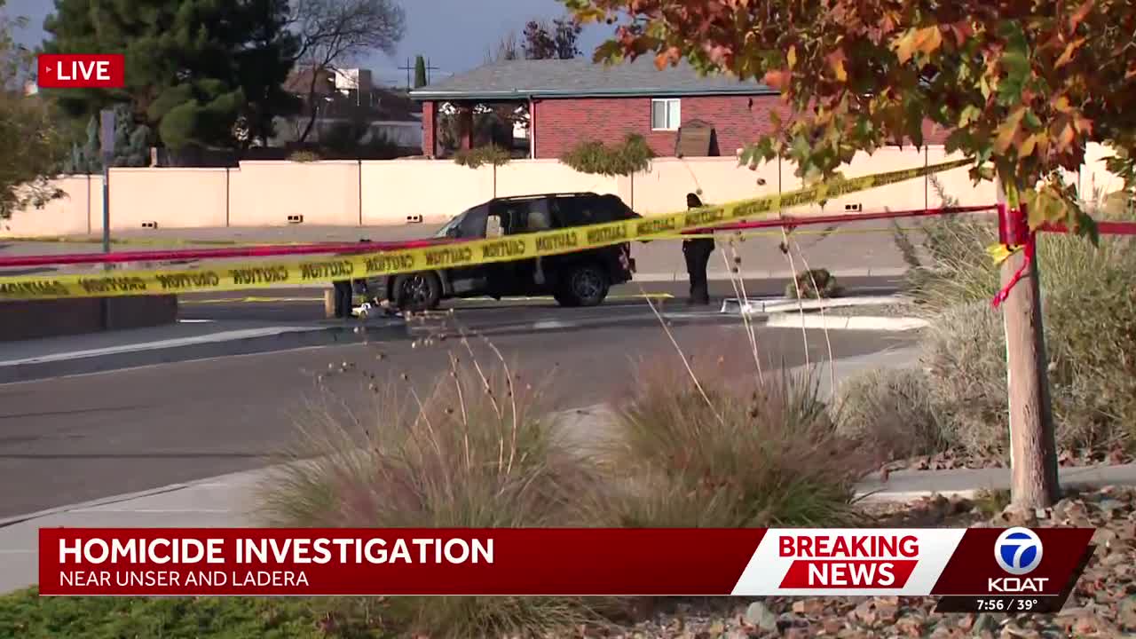 Police investigate after body was found in a car in northwest Albuquerque
