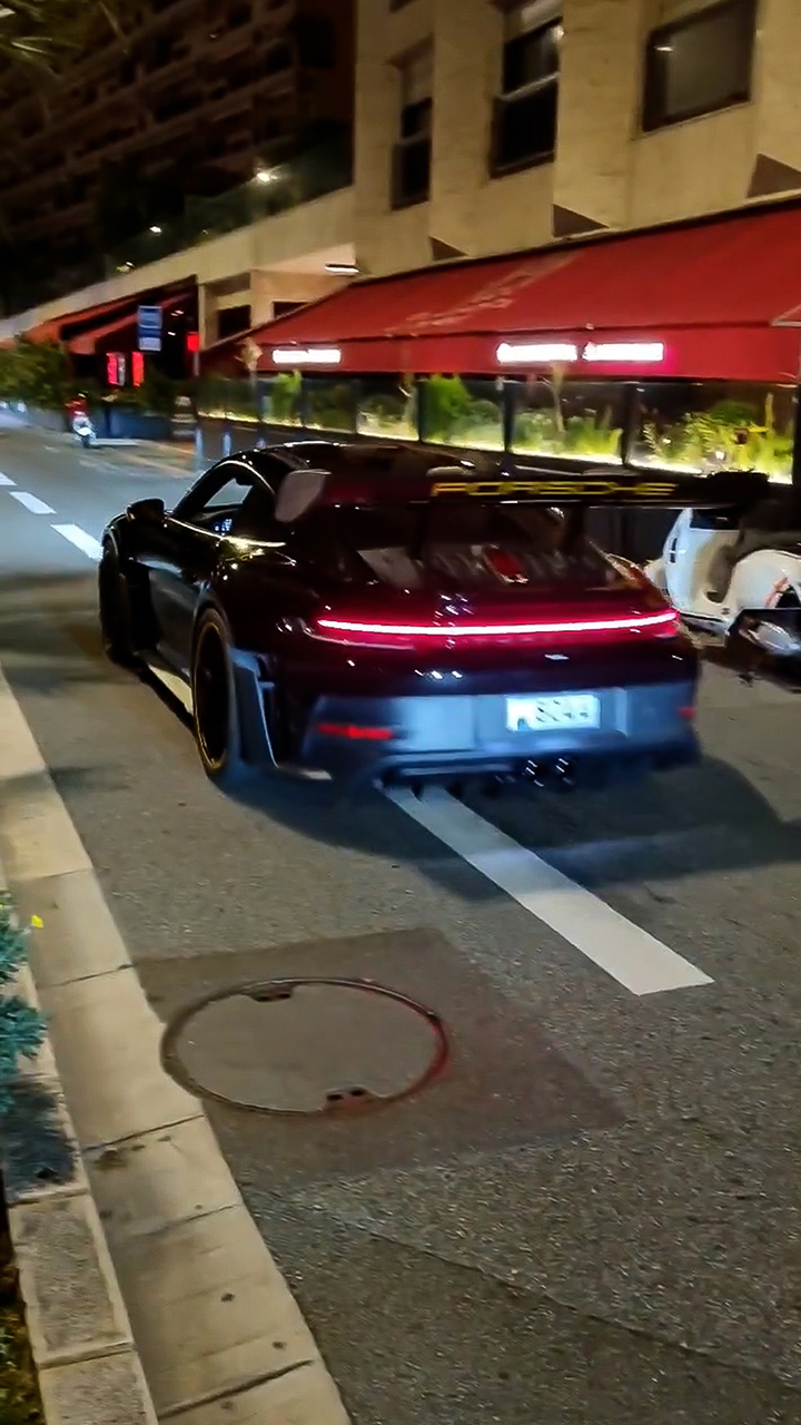 Porsche GT Model With Massive Rear Wing