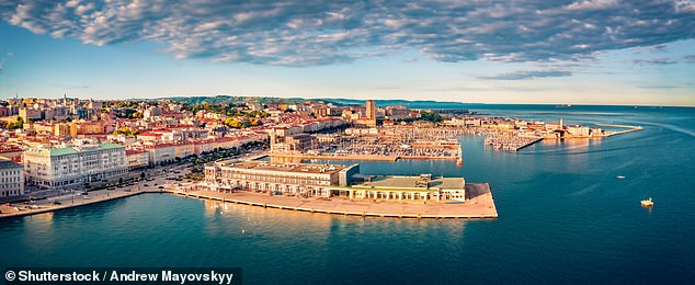 Kat says Trieste is particularly noteworthy for its unique nature - including the buildings and food