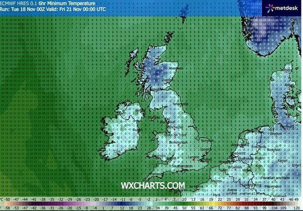 UK weather maps show snow blizzards as far south as Devon and Cornwall ...
