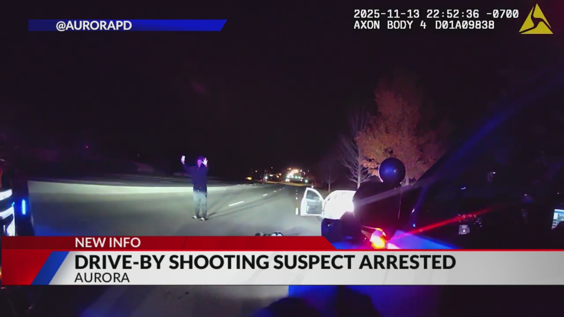 Aurora police arrest drive-by shooting suspect within hours of incident