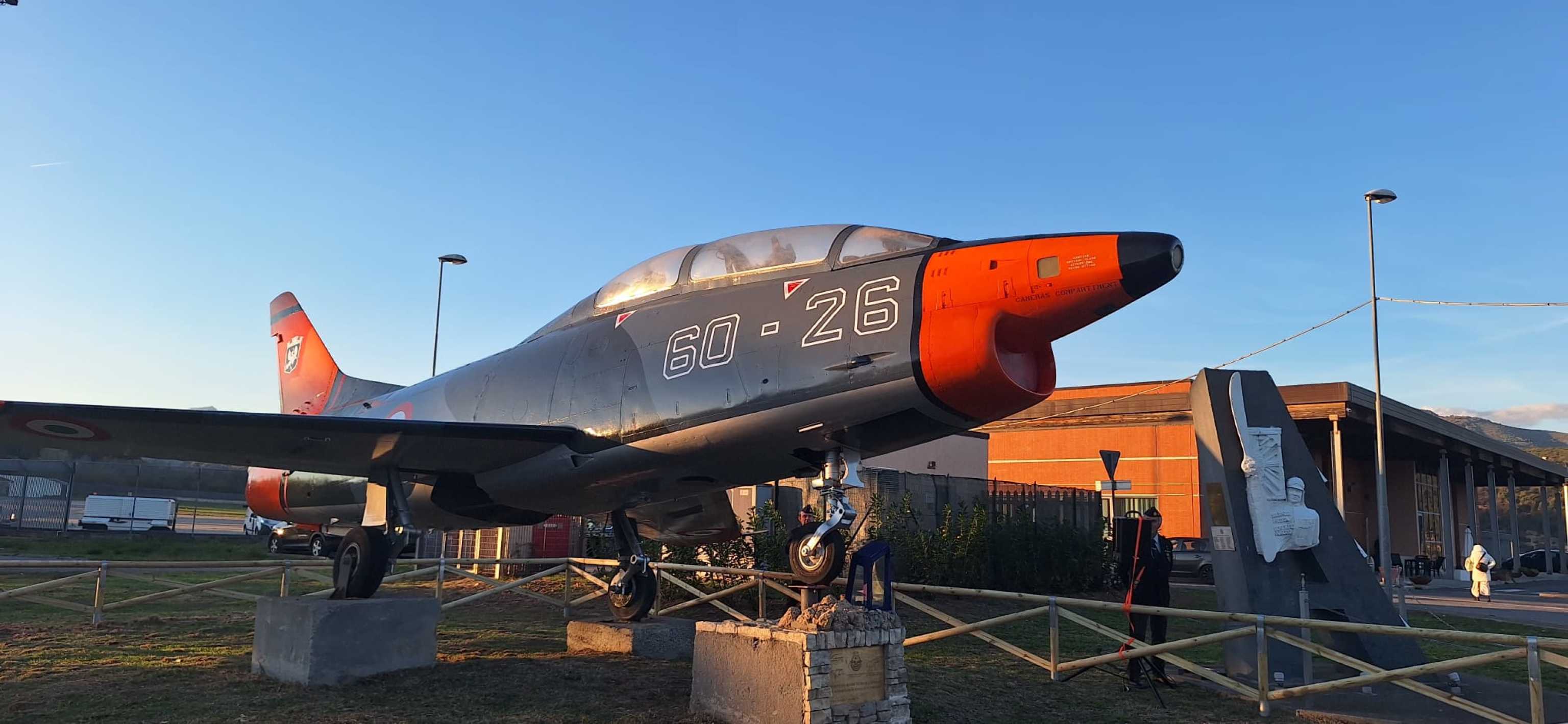 Piaggio Aero, il Fiat G-91T 'rinasce' come gate guardian scalo