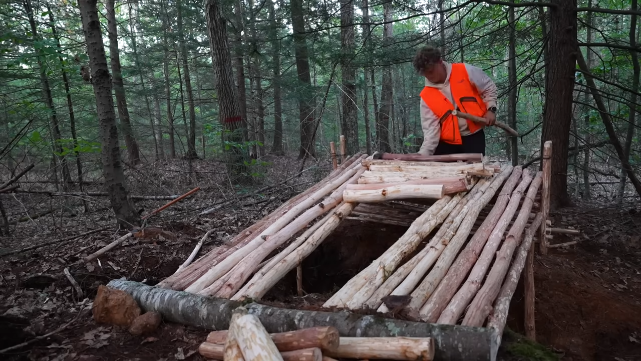 The unexpected lessons learned while building a survival shelter in