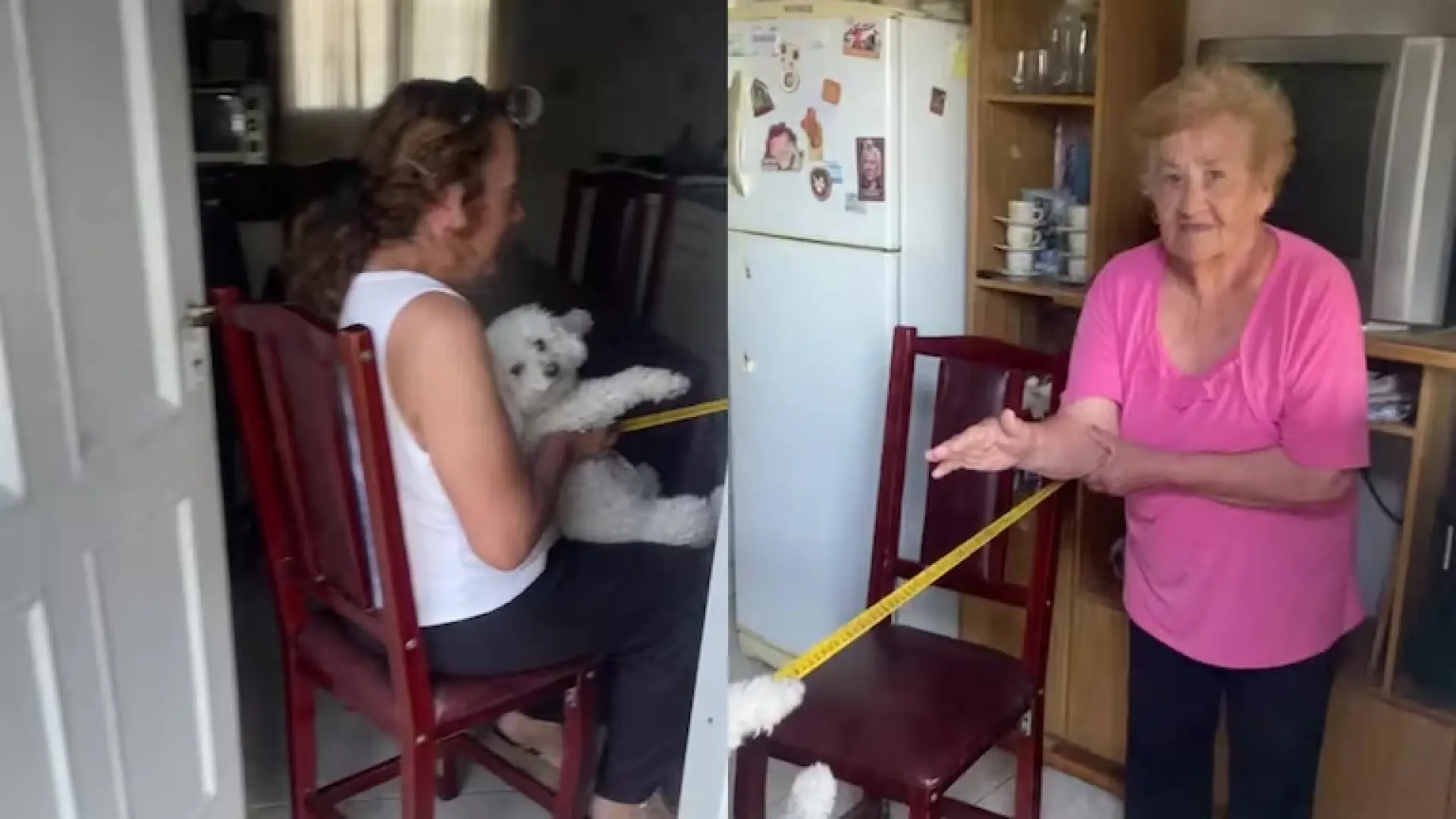 La sorpresa de un joven al llegar a casa de su abuela y encontrarla ...