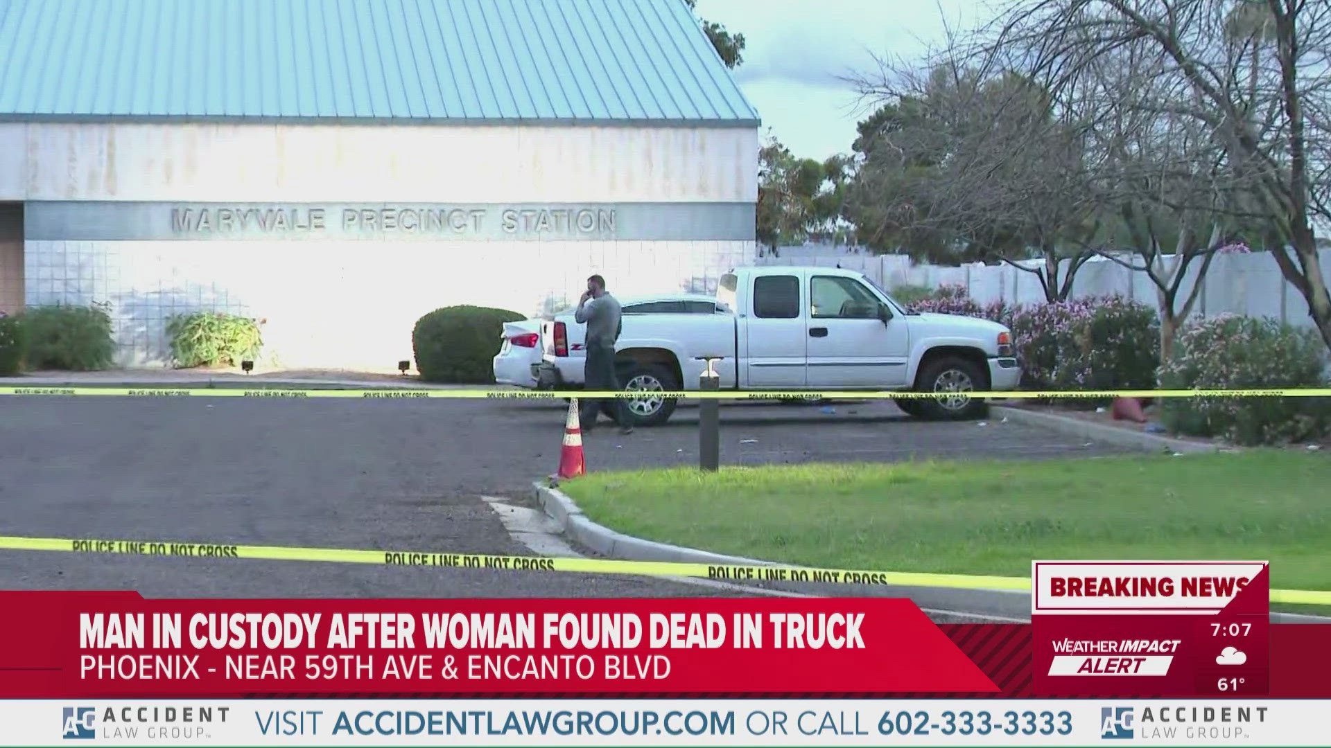 Man in custody after woman found dead in vehicle outside Maryvale ...