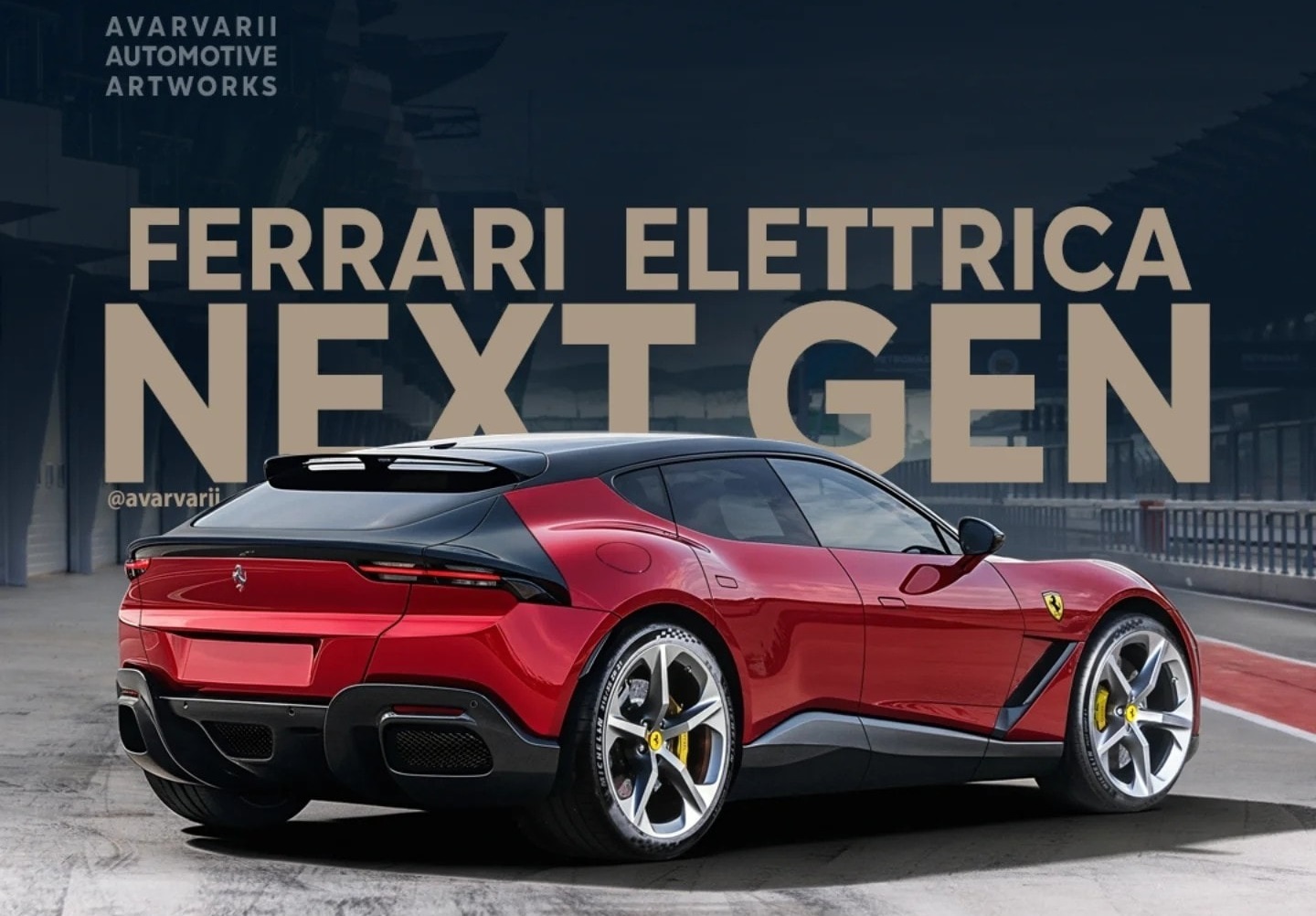 Ferrari elettrica: ecco l’ultima ipotesi di design sul futuro modello ...